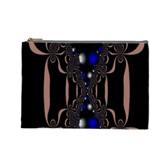 An Interesting Mix Of Blue And Other Colours Balls Cosmetic Bag (large)  by Nexatart