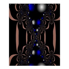 An Interesting Mix Of Blue And Other Colours Balls Shower Curtain 60  X 72  (medium)  by Nexatart