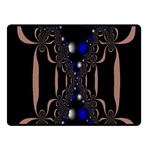 An Interesting Mix Of Blue And Other Colours Balls Double Sided Fleece Blanket (Small)  45 x34  Blanket Front