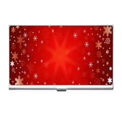 Red Holiday Background Red Abstract With Star Business Card Holders by Nexatart