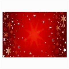 Red Holiday Background Red Abstract With Star Large Glasses Cloth by Nexatart