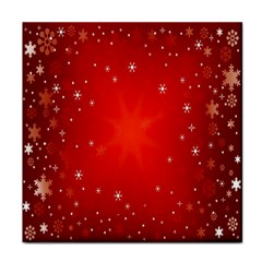 Red Holiday Background Red Abstract With Star Face Towel by Nexatart