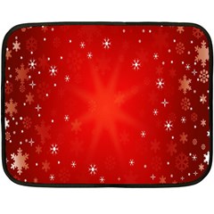 Red Holiday Background Red Abstract With Star Fleece Blanket (mini) by Nexatart