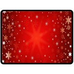 Red Holiday Background Red Abstract With Star Fleece Blanket (Large)  80 x60  Blanket Front