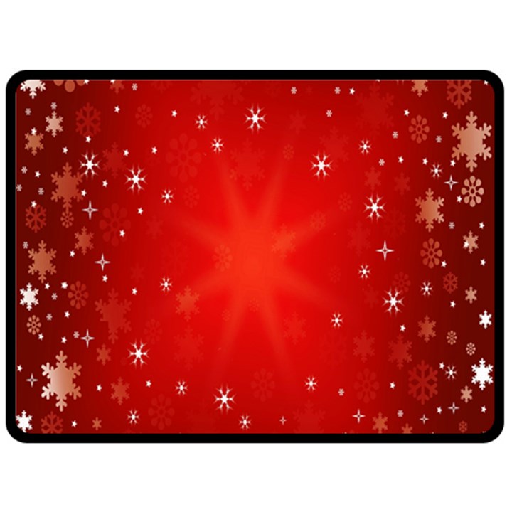 Red Holiday Background Red Abstract With Star Fleece Blanket (Large) 