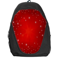 Red Holiday Background Red Abstract With Star Backpack Bag by Nexatart