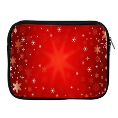 Red Holiday Background Red Abstract With Star Apple Ipad 2/3/4 Zipper Cases by Nexatart