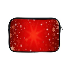 Red Holiday Background Red Abstract With Star Apple Ipad Mini Zipper Cases by Nexatart