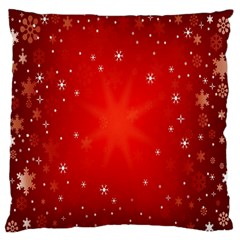 Red Holiday Background Red Abstract With Star Standard Flano Cushion Case (two Sides) by Nexatart