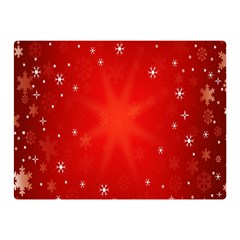 Red Holiday Background Red Abstract With Star Double Sided Flano Blanket (mini)  by Nexatart