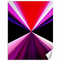 Red And Purple Triangles Abstract Pattern Background Canvas 18  X 24   by Nexatart