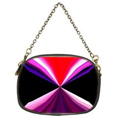 Red And Purple Triangles Abstract Pattern Background Chain Purses (one Side)  by Nexatart