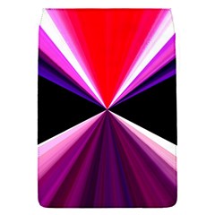 Red And Purple Triangles Abstract Pattern Background Flap Covers (s)  by Nexatart