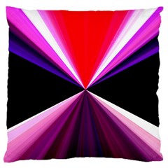 Red And Purple Triangles Abstract Pattern Background Standard Flano Cushion Case (two Sides) by Nexatart