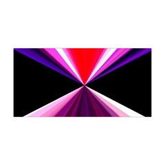 Red And Purple Triangles Abstract Pattern Background Yoga Headband by Nexatart