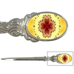 Yellow Digital Kaleidoskope Computer Graphic Letter Openers by Nexatart