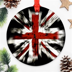 British Flag Ornament (round) by Nexatart