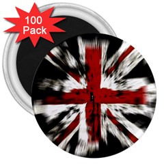 British Flag 3  Magnets (100 Pack) by Nexatart