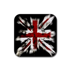 British Flag Rubber Coaster (square)  by Nexatart