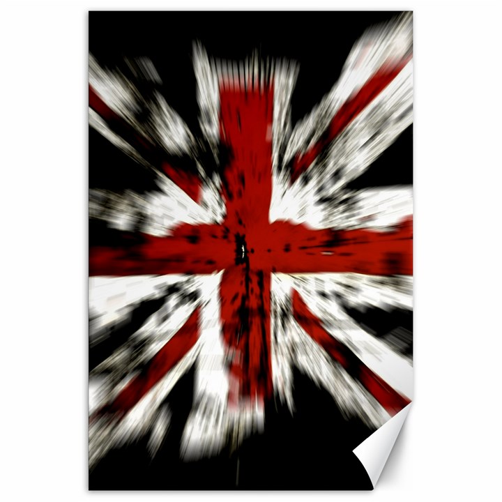 British Flag Canvas 20  x 30  