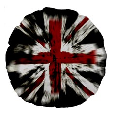 British Flag Large 18  Premium Round Cushions by Nexatart