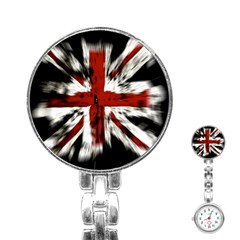 British Flag Stainless Steel Nurses Watch by Nexatart