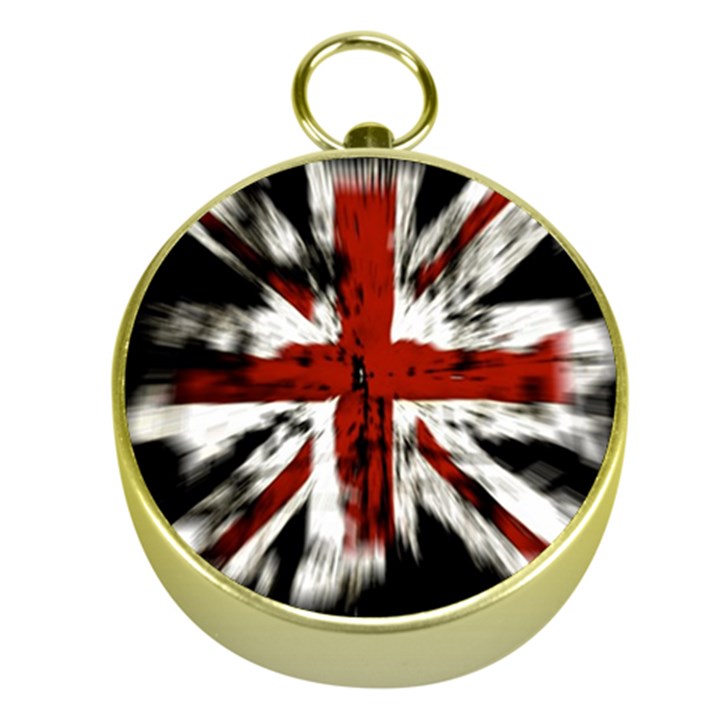 British Flag Gold Compasses