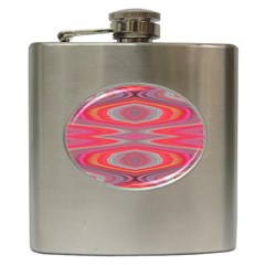 Hard Boiled Candy Abstract Hip Flask (6 Oz) by Nexatart