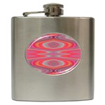 Hard Boiled Candy Abstract Hip Flask (6 oz) Front