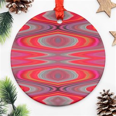 Hard Boiled Candy Abstract Round Ornament (two Sides) by Nexatart