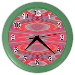 Hard Boiled Candy Abstract Color Wall Clocks by Nexatart