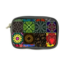 Digitally Created Abstract Patchwork Collage Pattern Coin Purse by Nexatart