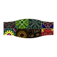 Digitally Created Abstract Patchwork Collage Pattern Stretchable Headband by Nexatart