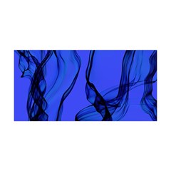 Blue Velvet Ribbon Background Yoga Headband by Nexatart