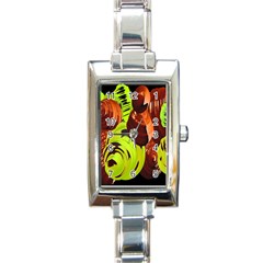 Neutral Abstract Picture Sweet Shit Confectioner Rectangle Italian Charm Watch by Nexatart