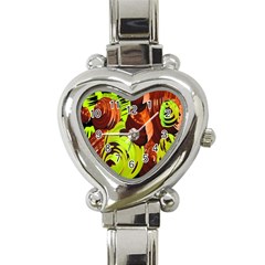 Neutral Abstract Picture Sweet Shit Confectioner Heart Italian Charm Watch by Nexatart