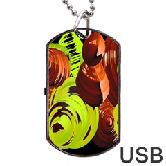 Neutral Abstract Picture Sweet Shit Confectioner Dog Tag Usb Flash (one Side) by Nexatart