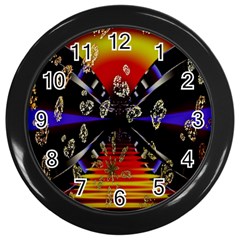 Diamond Manufacture Wall Clocks (black) by Nexatart