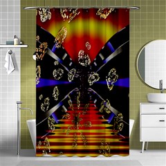 Diamond Manufacture Shower Curtain 48  X 72  (small)  by Nexatart