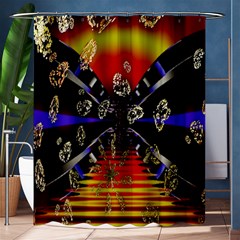 Diamond Manufacture Shower Curtain 60  X 72  (medium)  by Nexatart