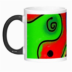 Digitally Painted Patchwork Shapes With Bold Colours Morph Mugs by Nexatart