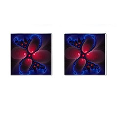 Color Fractal Pattern Cufflinks (square) by Nexatart