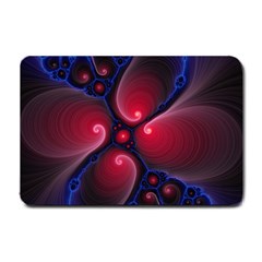 Color Fractal Pattern Small Doormat  by Nexatart