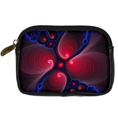 Color Fractal Pattern Digital Camera Cases by Nexatart