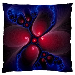 Color Fractal Pattern Large Flano Cushion Case (two Sides) by Nexatart