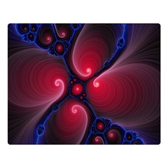 Color Fractal Pattern Double Sided Flano Blanket (large)  by Nexatart