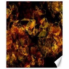 Autumn Colors In An Abstract Seamless Background Canvas 20  X 24   by Nexatart