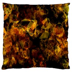 Autumn Colors In An Abstract Seamless Background Large Cushion Case (one Side) by Nexatart