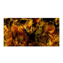 Autumn Colors In An Abstract Seamless Background Satin Wrap by Nexatart