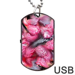 Raspberry Delight Dog Tag Usb Flash (two Sides) by Nexatart